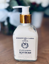 Load image into Gallery viewer, Lotion - Hand and Body Lotion - 8.5 oz gold pump