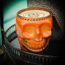 Load image into Gallery viewer, Skull candles —100% soy wax in recycled glass.