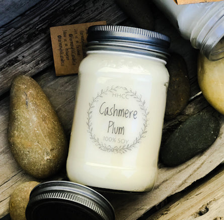 Cashmere Plum ~ soy candles