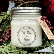 Load image into Gallery viewer, Oak Moss and Amber soy candles
