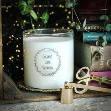 Load image into Gallery viewer, Coconut Lime Verbena Soy Candle