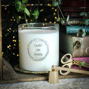 Coconut Lime Verbena Soy Candle