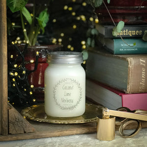 Coconut Lime Verbena Soy Candle
