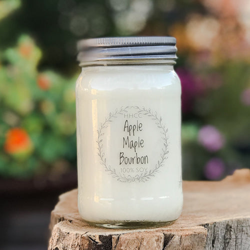 Apple Maple Bourbon Soy Candles