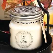 Load image into Gallery viewer, Log cabin Soy Candles