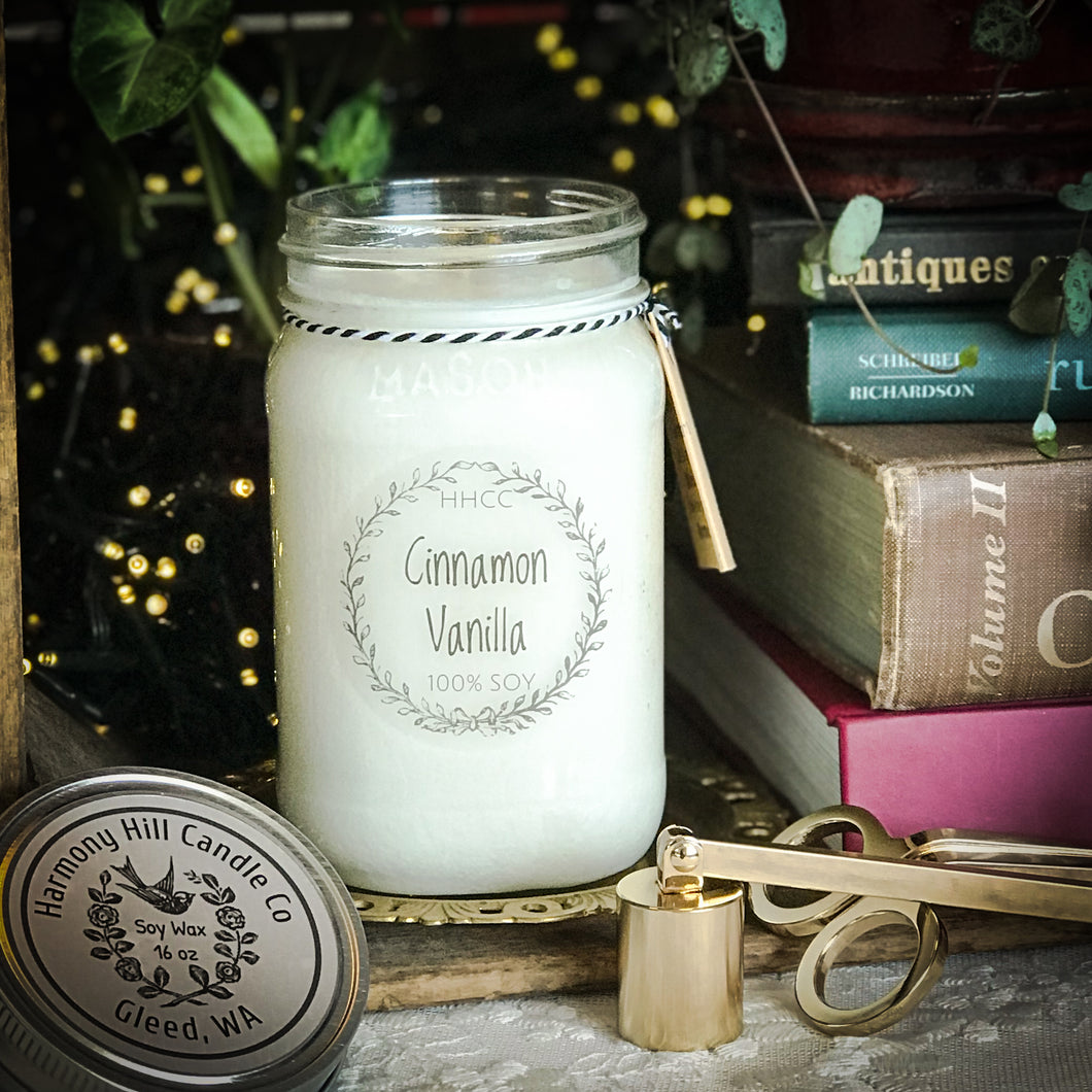 Cinnamon and Vanilla Soy Candle