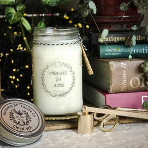 Honeysuckle and Jasmine Soy Candles