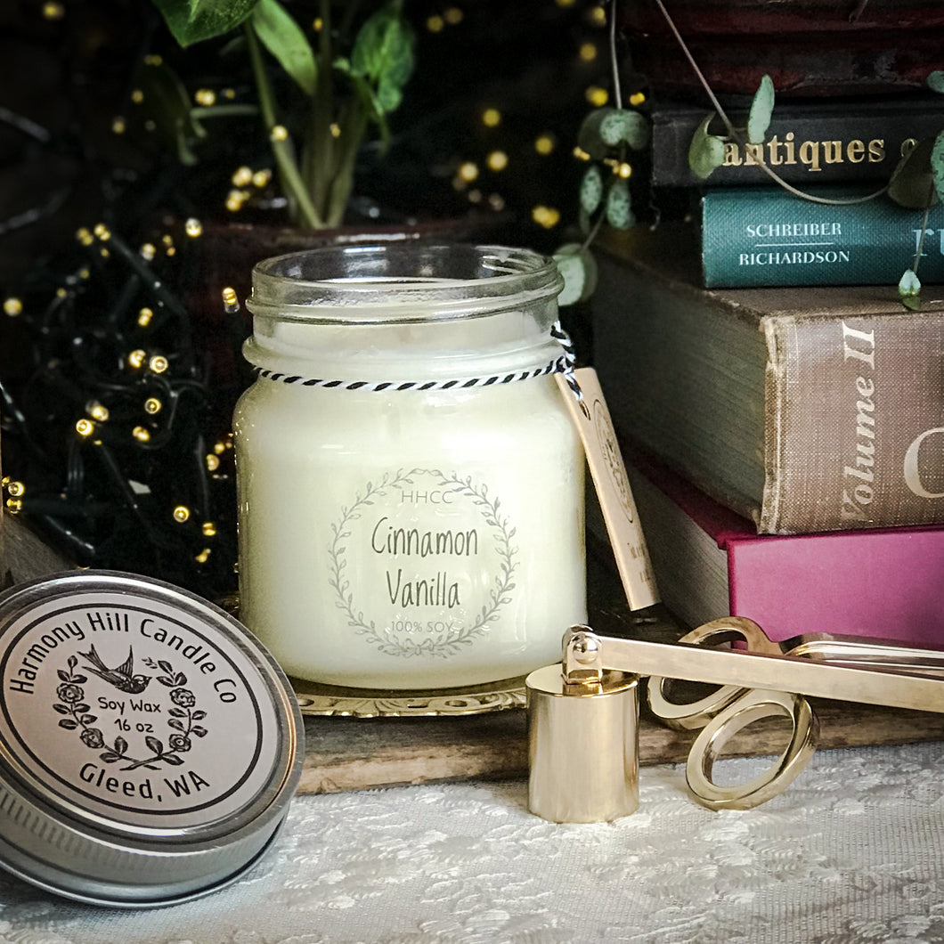 Cinnamon and Vanilla - Soy Candles