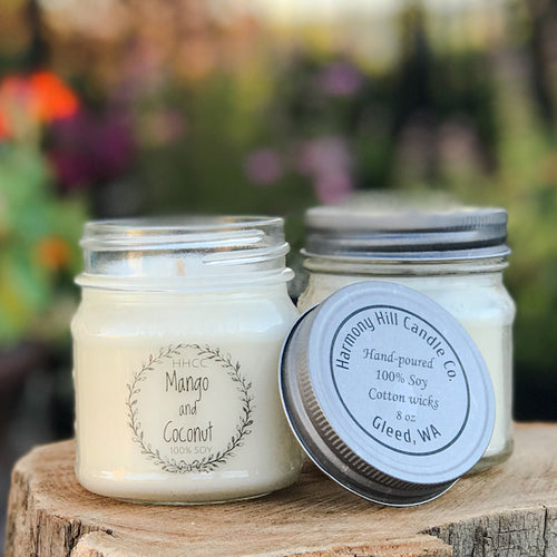 Mango and Coconut Milk Soy Candles