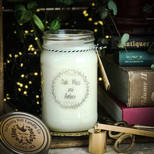 Load image into Gallery viewer, Oak Moss and Amber soy candles