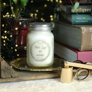 White Sage and Lavender Soy Candles